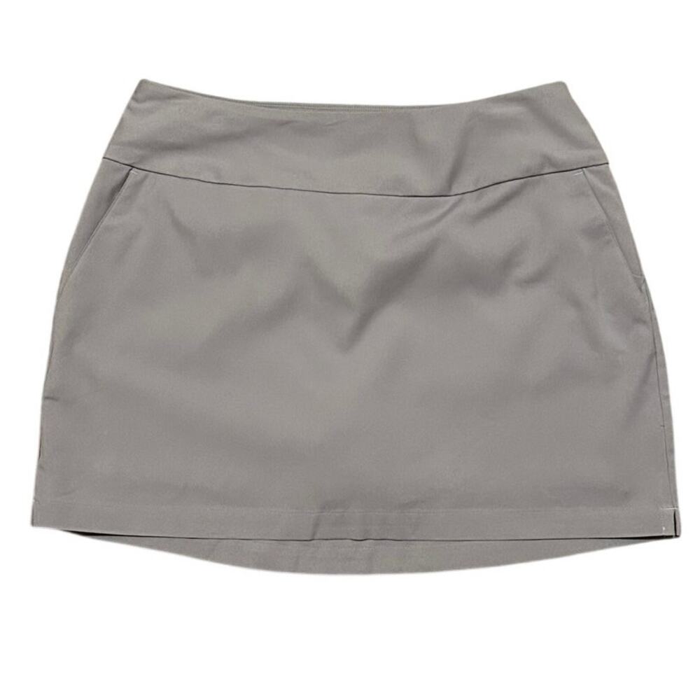 Adidas Ultimate365 Golf Skort Gray Size Large Built-In Shorts NWT